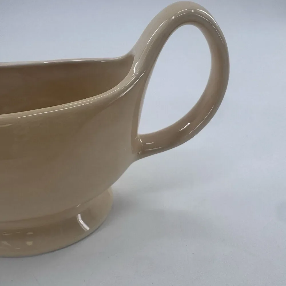Pottery Barn Gravy Boat Bowl Sausalito Amber Dish Serving Fast Shipping
